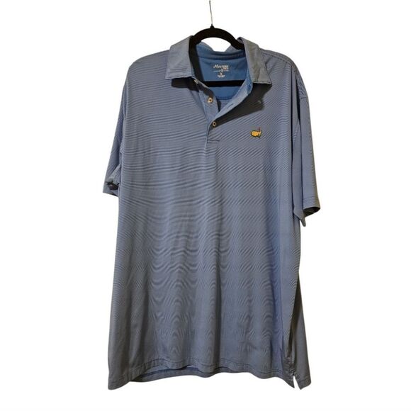 MASTERS TECH Striped Polo Shirt - Size XL - Picture 1 of 8